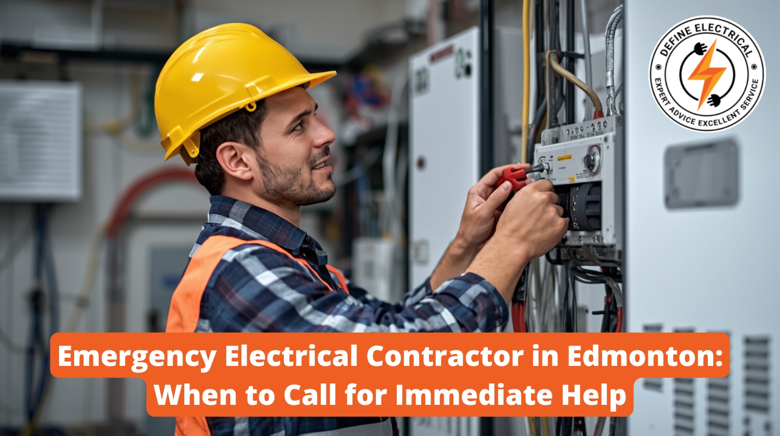 emergency electrician Edmonton fixing electrical panel issue safely